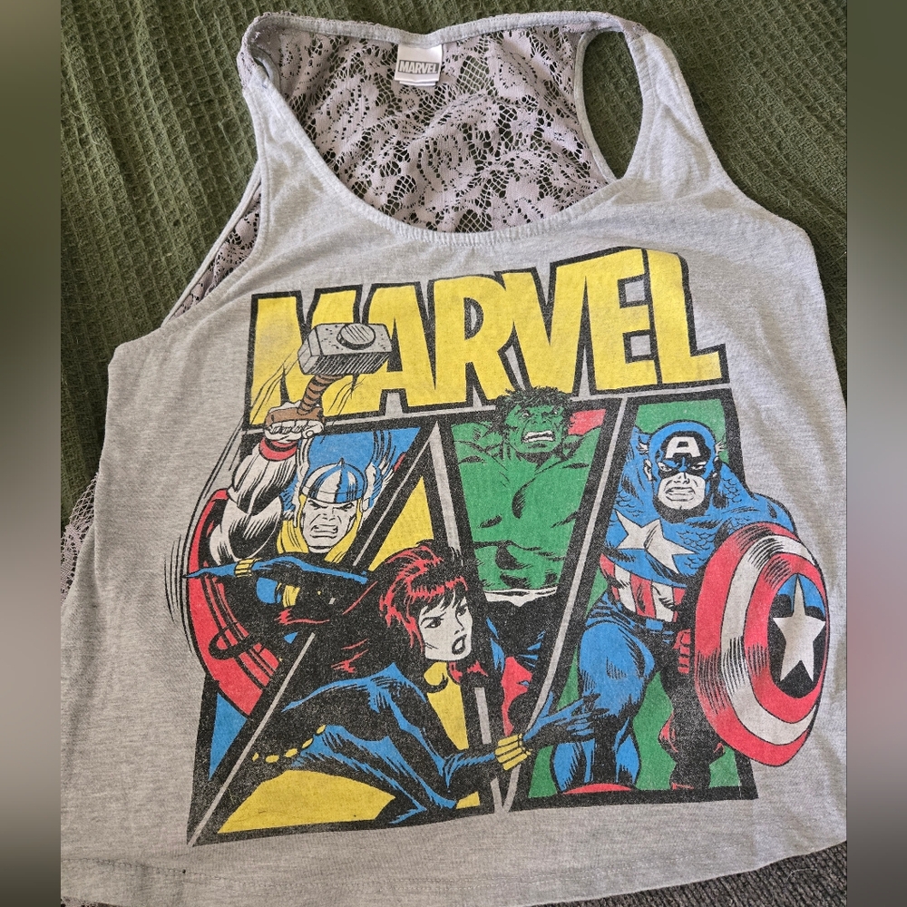 Marvel Comics Lace Back Tanktop